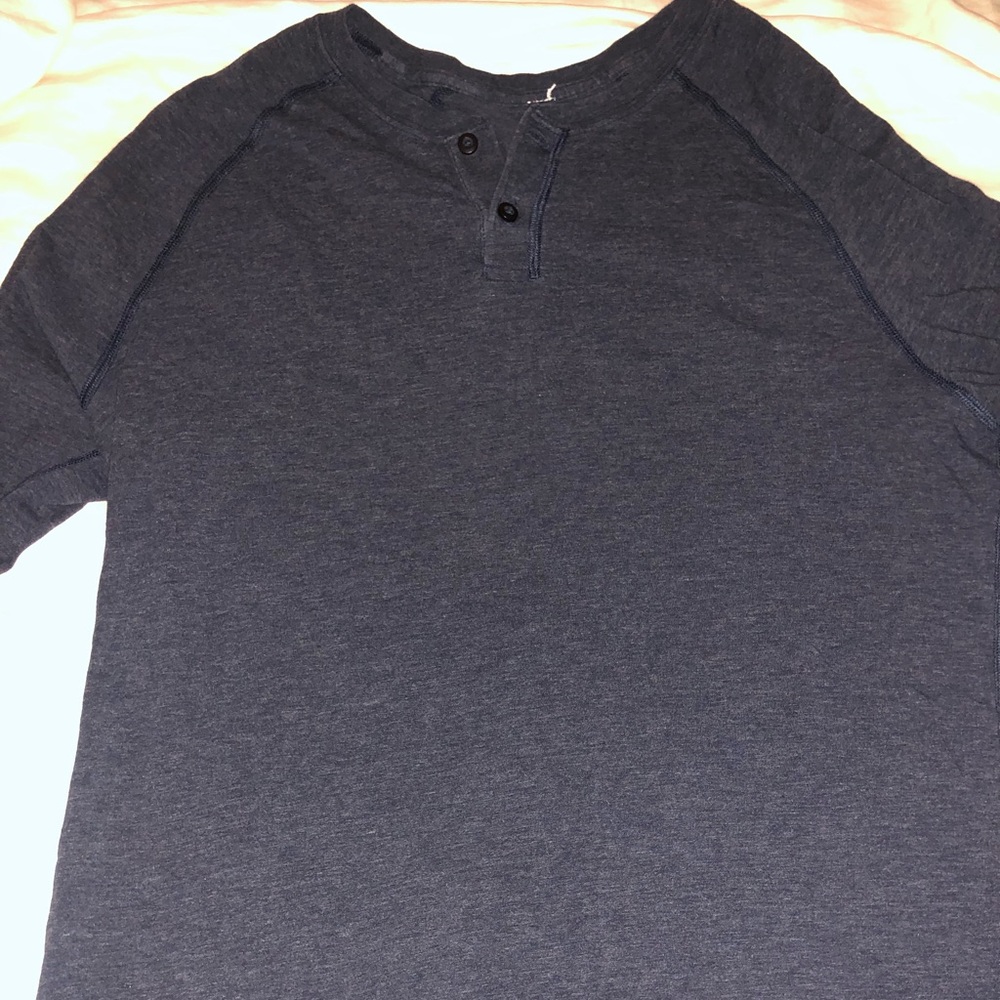 Lululemon Cotton Blend Henley L/S